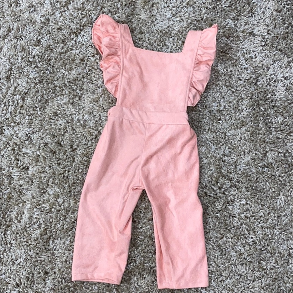 Toddler pink jumpsuit